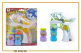 OBL702220 - Fan, transparent small dolphins spray paint with music four lights flash two bottles of water bubble