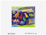 OBL702339 - 创意手工DIY石膏彩绘玩具-夜光恐龙