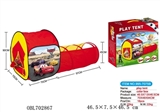 OBL702867 - The joining together of two cars tents fit tunnel tube