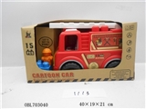 OBL703040 - cartoon car 15PCS消防车