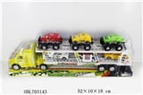OBL703143 - Inertial tow head double slide carrying three suv + 3 only taxi cars