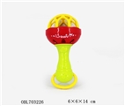 OBL703226 - Soft rubber single-head dumbbell (OPP bag)