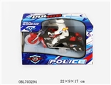 OBL703294 - The light music inertia motorcycle police car