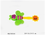 OBL703316 - A bell cartoon bees