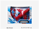 OBL703443 - Cross lights music remote control aircraft (with USB cable. The battery)