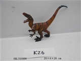 OBL703558 - 6款8-11寸实心恐龙/PVC