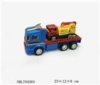 OBL704365 - Ejection inertial tow head car (red, yellow, blue)