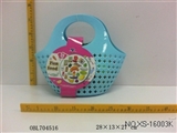 OBL704516 - In a hand basket food 26 PCS blue