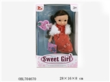 OBL704670 - 24CM吹瓶身女孩