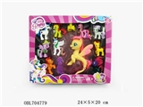 OBL704779 - Environmental protection plastic horse with the comb