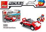 OBL705477 - 红色赛车 65PCS