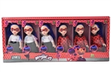 OBL707333 - 6 "empty handed display box ladybug girl 12 PCS