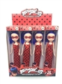 OBL707336 - 9 inches of solid body ladybug girl 12 PCS