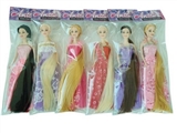 OBL707382 - High grade 11.5 inch real long hair princess barbie many assortments