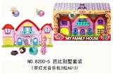 OBL707437 - Barbie villa kit (with light music package three AG13)