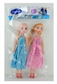 OBL707584 - 9 inches empty handed 1 generation of ice and snow princess sister 2 assortments
