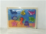 OBL707975 - Wooden three-dimensional Marine animal puzzles