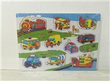 OBL707977 - Wooden vehicle hand grasp puzzles