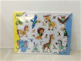 OBL707978 - Wooden animal finger puzzles