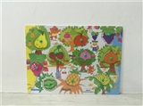 OBL707979 - Wooden fruit hand grasp puzzles