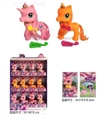 OBL708170 - Crown 12 PCS multicolor mixed soil horse with the comb