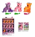 OBL708173 - Pegasus comb with 12 PCS multi-color combination