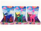 OBL708208 - High-grade large horse with three conventional comb with stickers