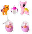 OBL708241 - High quality of PVC plastic big egg evade glue with double wildebeest polyster lovely sit Ma Baoli b