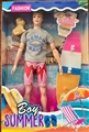 OBL708287 - Baby animals with surf board