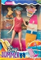 OBL708288 - Baby animals with surf board