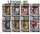 OBL708400 - 4-4.5寸玩具熊的午夜后宫公仔（发光发声，头可活动）散装