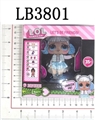 OBL708516 - 黑色包装3.5寸惊喜娃娃成人款3代单只装