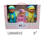 OBL708791 - 8 "jumpsuits doll 3 sheep