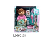 OBL708839 - 14 inch 12 sound drink pee printed triangle skirt girl comb mirror douwei and other accessories