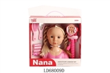 OBL709158 - Bust beautiful girl hair comb, etc