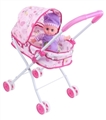 OBL709403 - 12 inch cotton doll Baby sunshade trolley (iron)