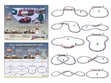 OBL709587 - NO: 3388 a puzzle spell rail electric music train with Christmas special IC