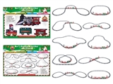 OBL709589 - NO: 234 puzzle spell rail electric smoke light music trains with Christmas special IC