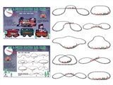 OBL709594 - NO: 237 puzzle spell rail electric light music trains with Christmas special IC
