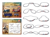 OBL709602 - NO: 238 puzzle spell rail train electric light music