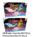 OBL709935 - Mermaid princess with hippocampus and dolphins