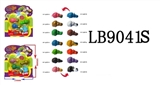 OBL710144 - 2.5寸双面公仔3只公仔公仔有变身功能 散装
