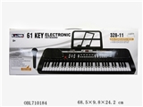 OBL710184 - 61 - key keyboard black, specification, music stand, microphone, adapter