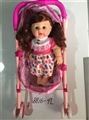 OBL710545 - 13 inch doll with IC evade glue smell with iron carts