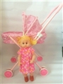 OBL711367 - 粉色铁制玩具推车带娃