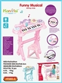 OBL711431 - 24 key with a microphone on piano piano stool