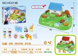 OBL712151 - 冰雪奇缘 多功能益智积木 欢乐动物园