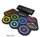 OBL713131 - Portable sound electronic drum (built-in lithium battery color)