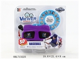 OBL713225 - 3 d viewing machine two disc baseball