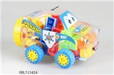 OBL713424 - 迷你警车多色混装称重100克(大约25PCS)